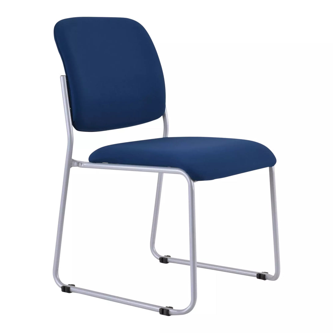 mario chair in blue with chrome