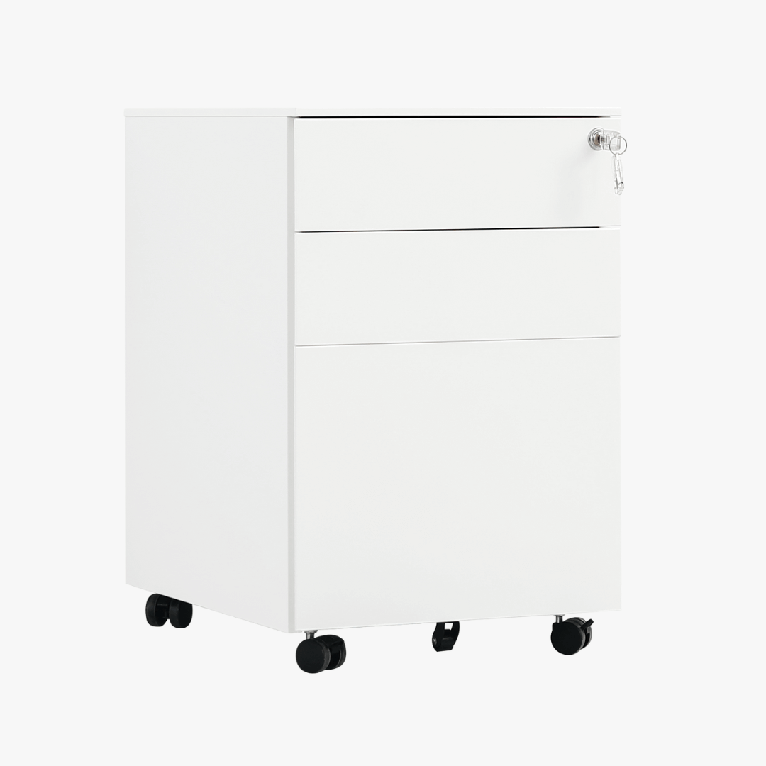 office cabinet white angle
