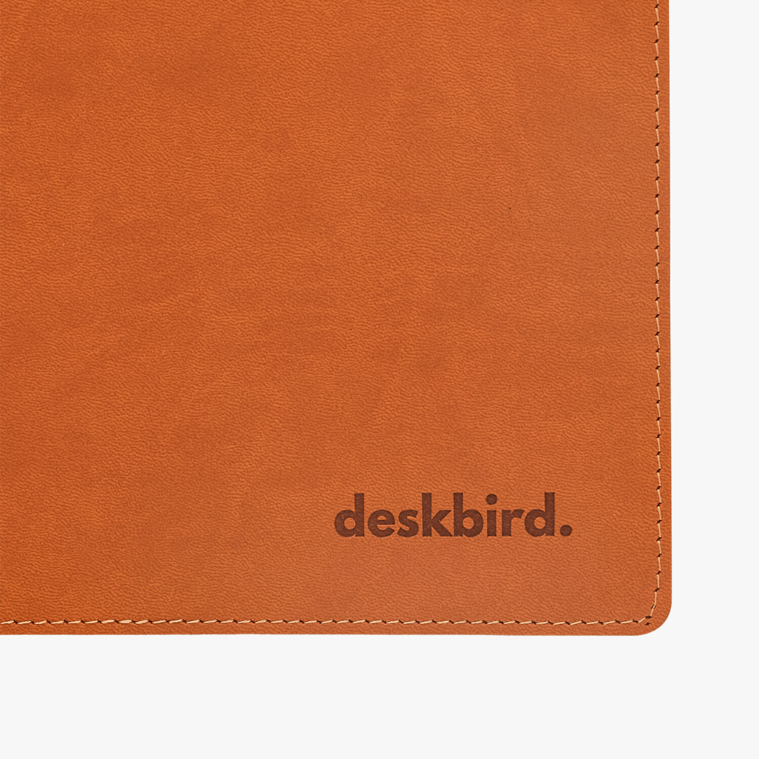 close up of deskbird deskpad