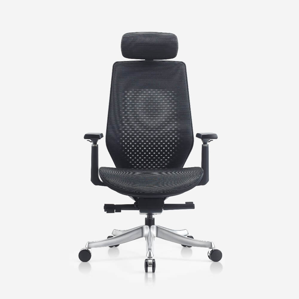 front view of elite office chair