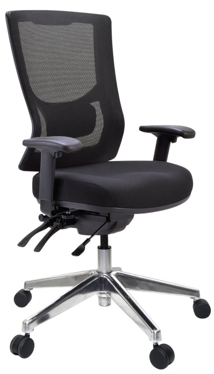 metro two chair high back with arms
